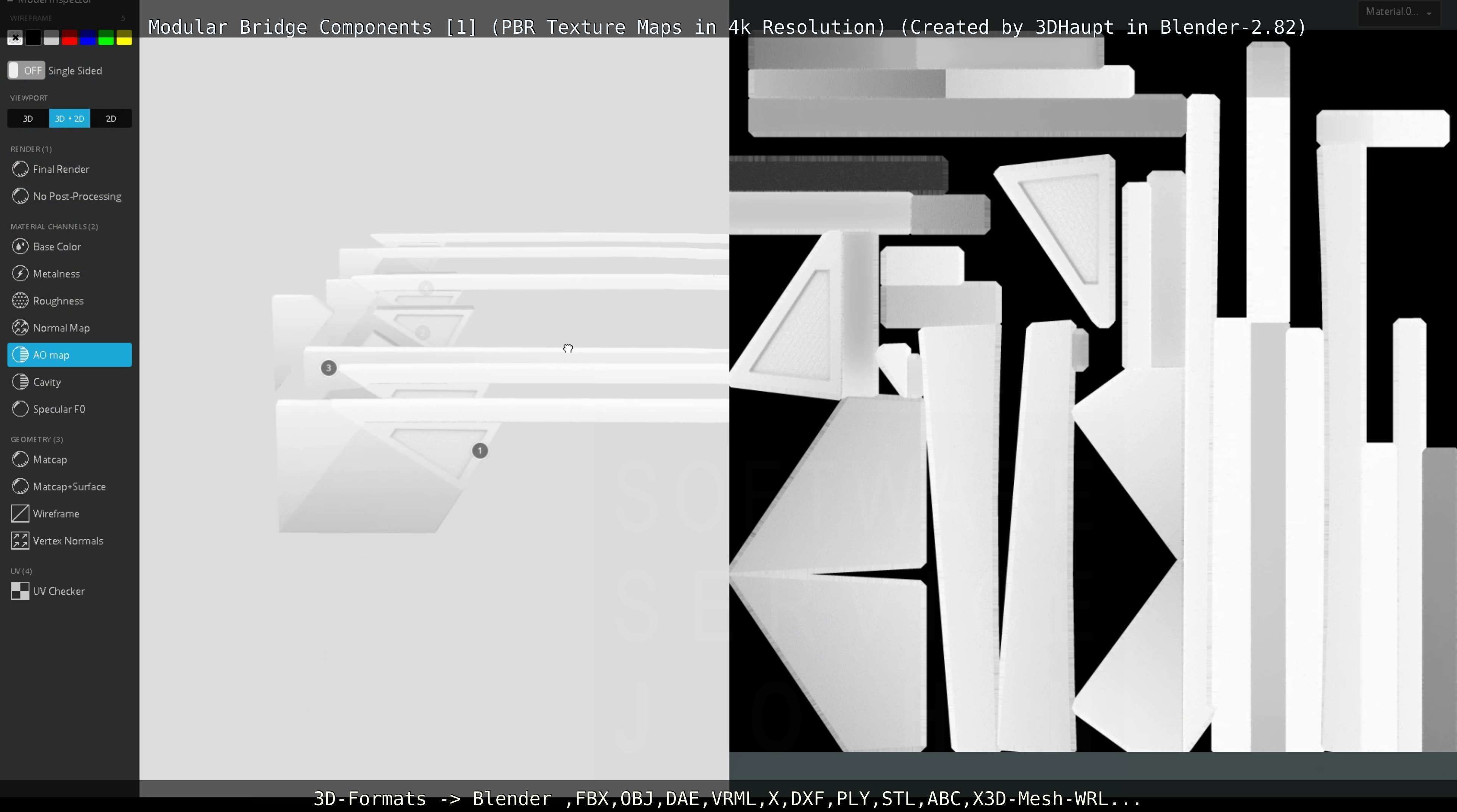 Modular Bridge Components 1  3D model_31