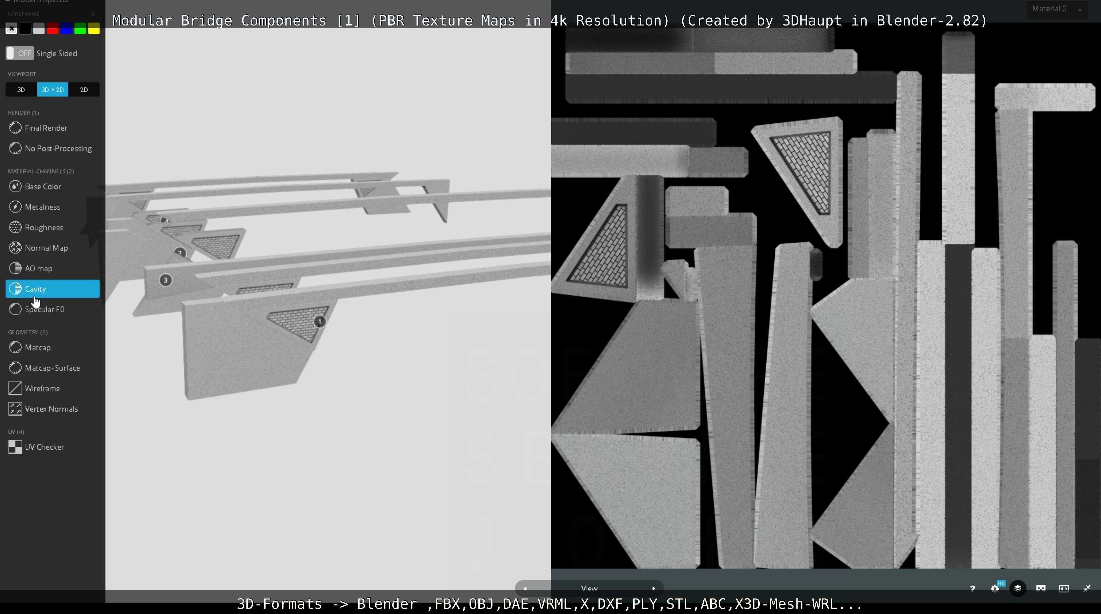 Modular Bridge Components 1  3D model_44