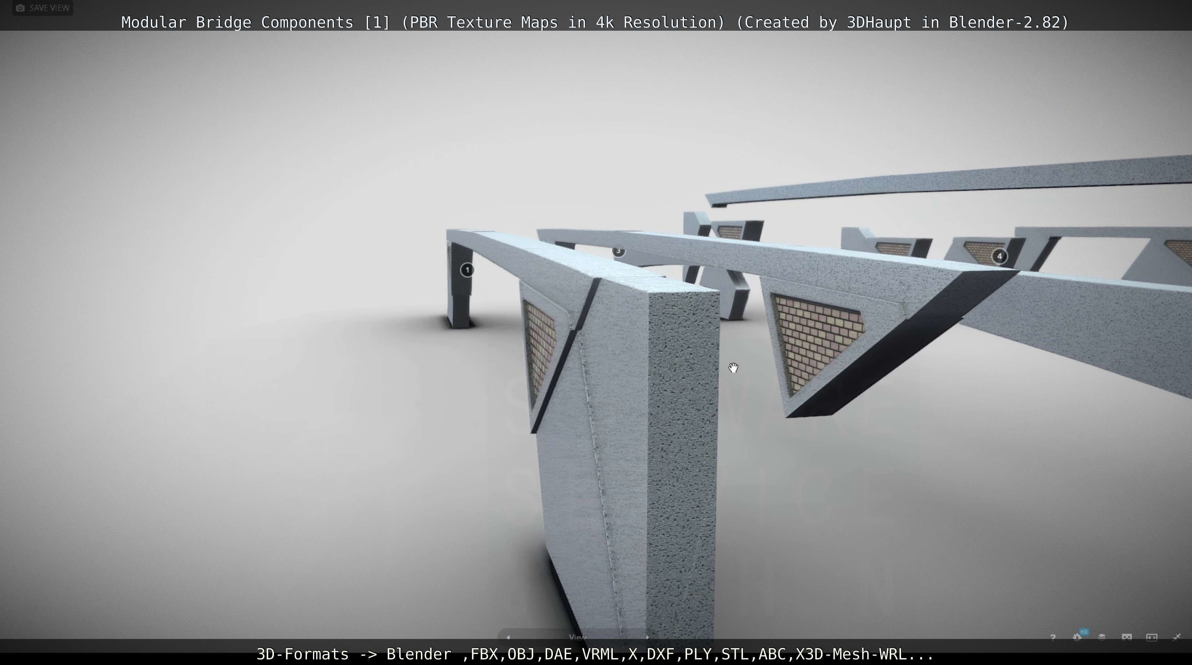 Modular Bridge Components 1  3D model_26