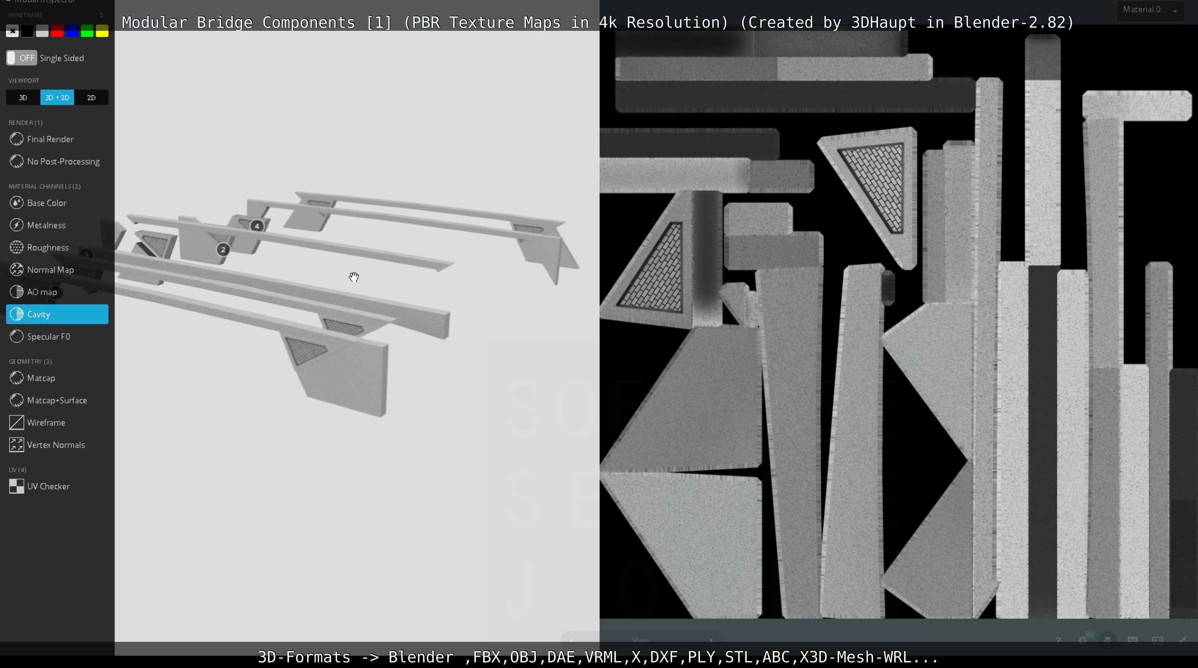 Modular Bridge Components 1  3D model_22