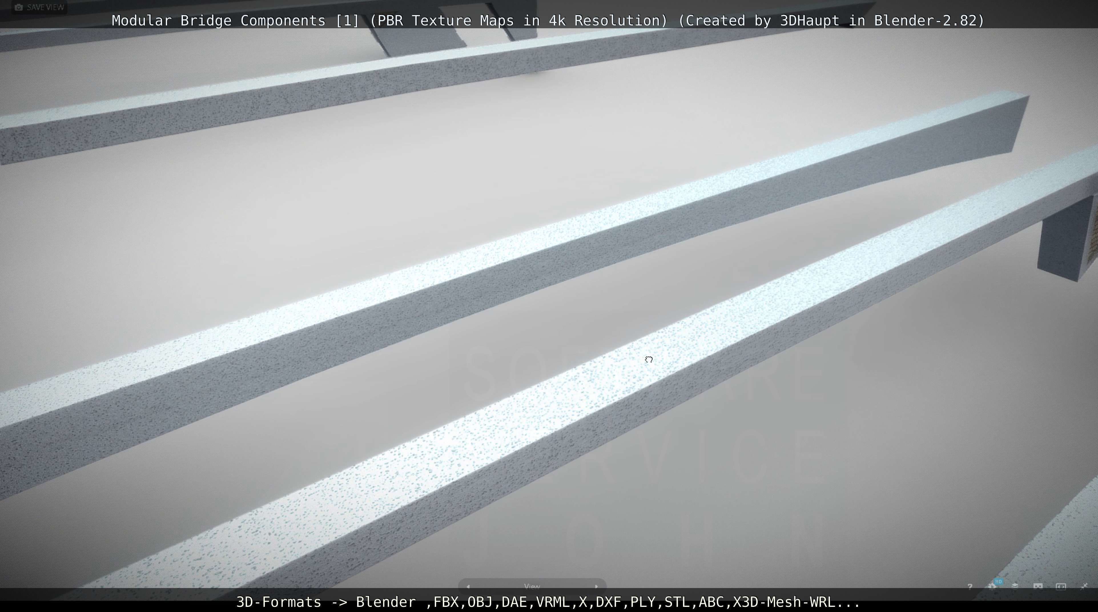 Modular Bridge Components 1  3D model_8