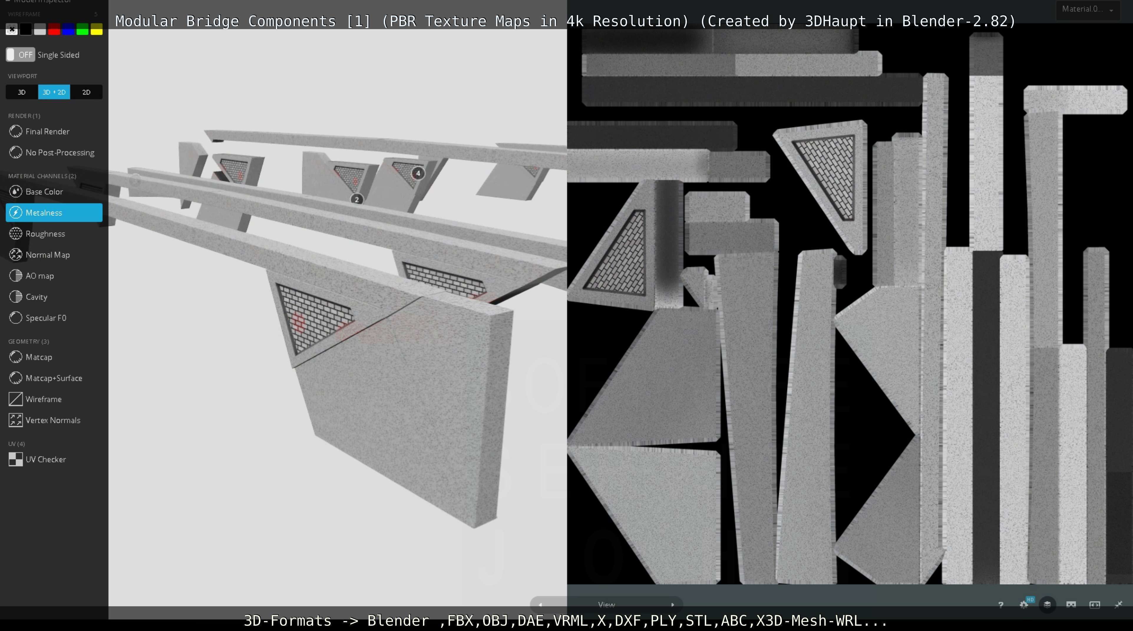 Modular Bridge Components 1  3D model_11