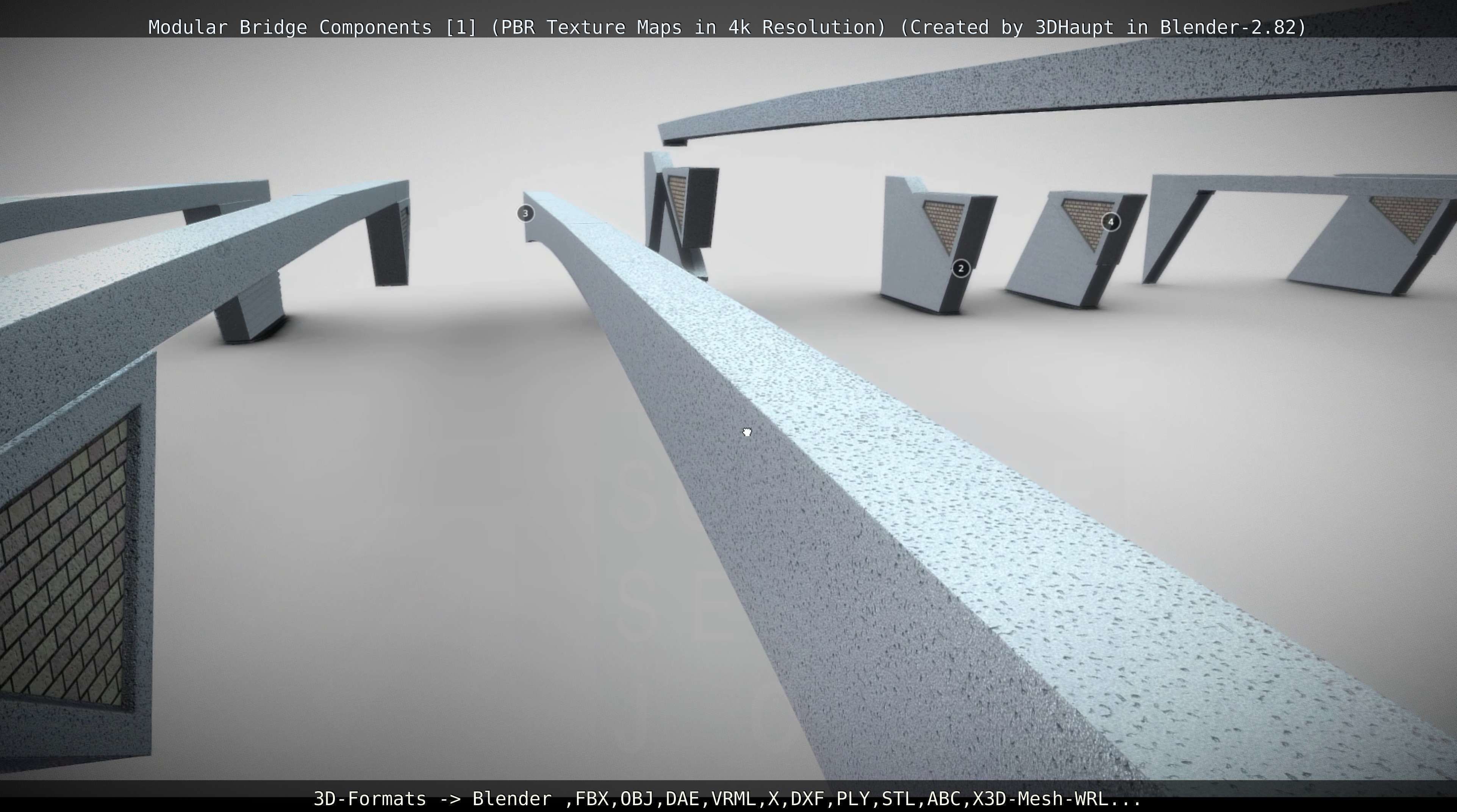 Modular Bridge Components 1  3D model_25