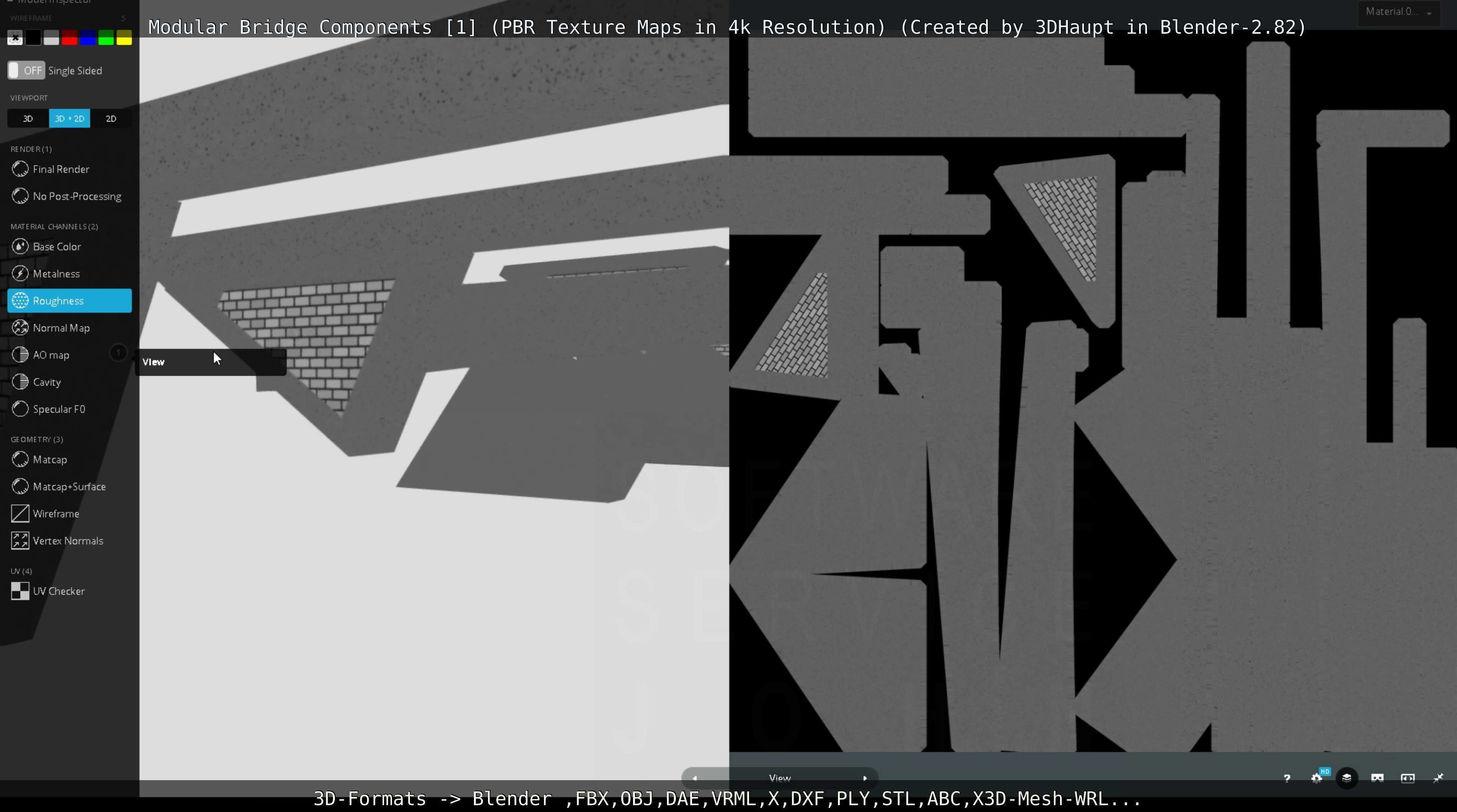 Modular Bridge Components 1  3D model_136