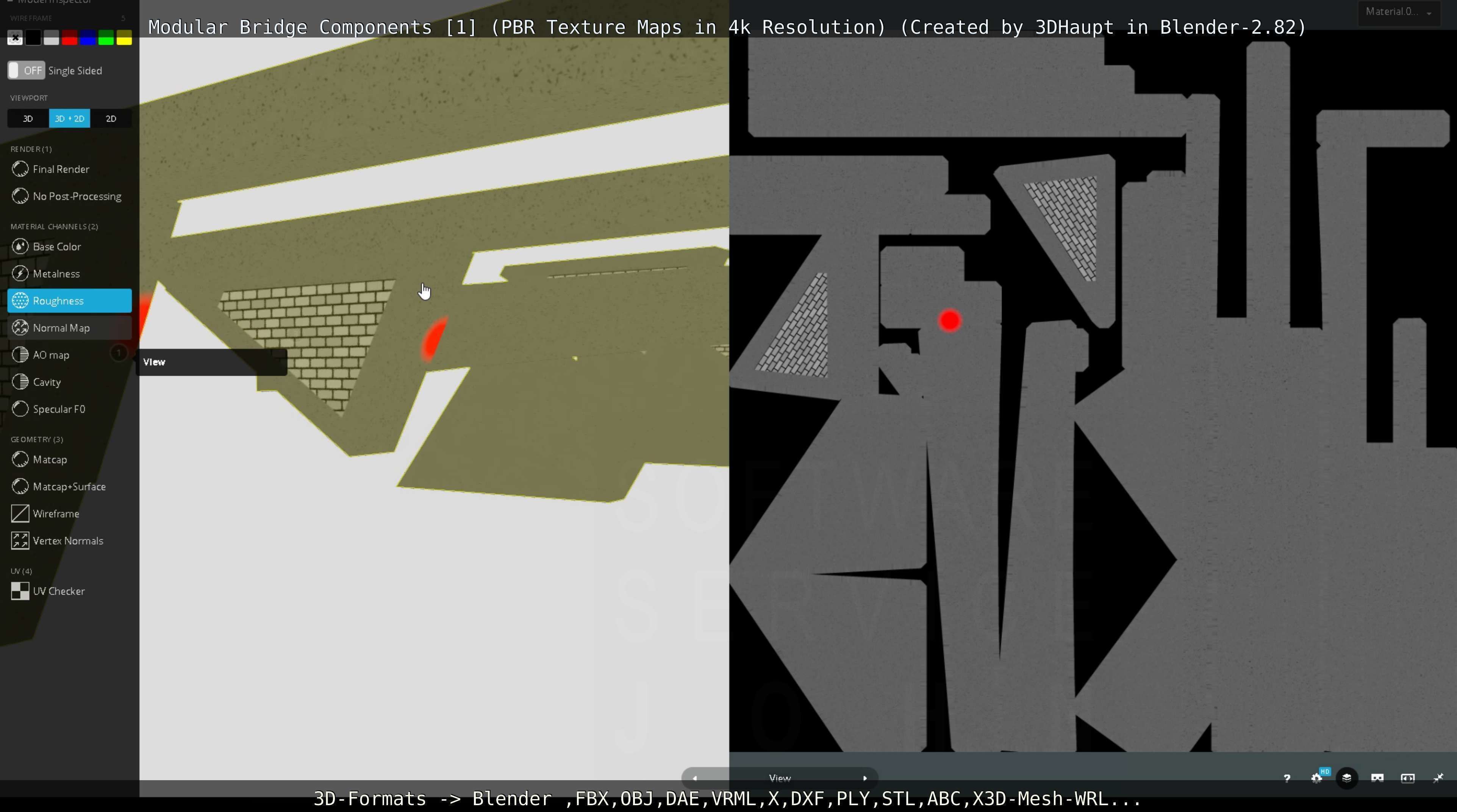 Modular Bridge Components 1  3D model_128