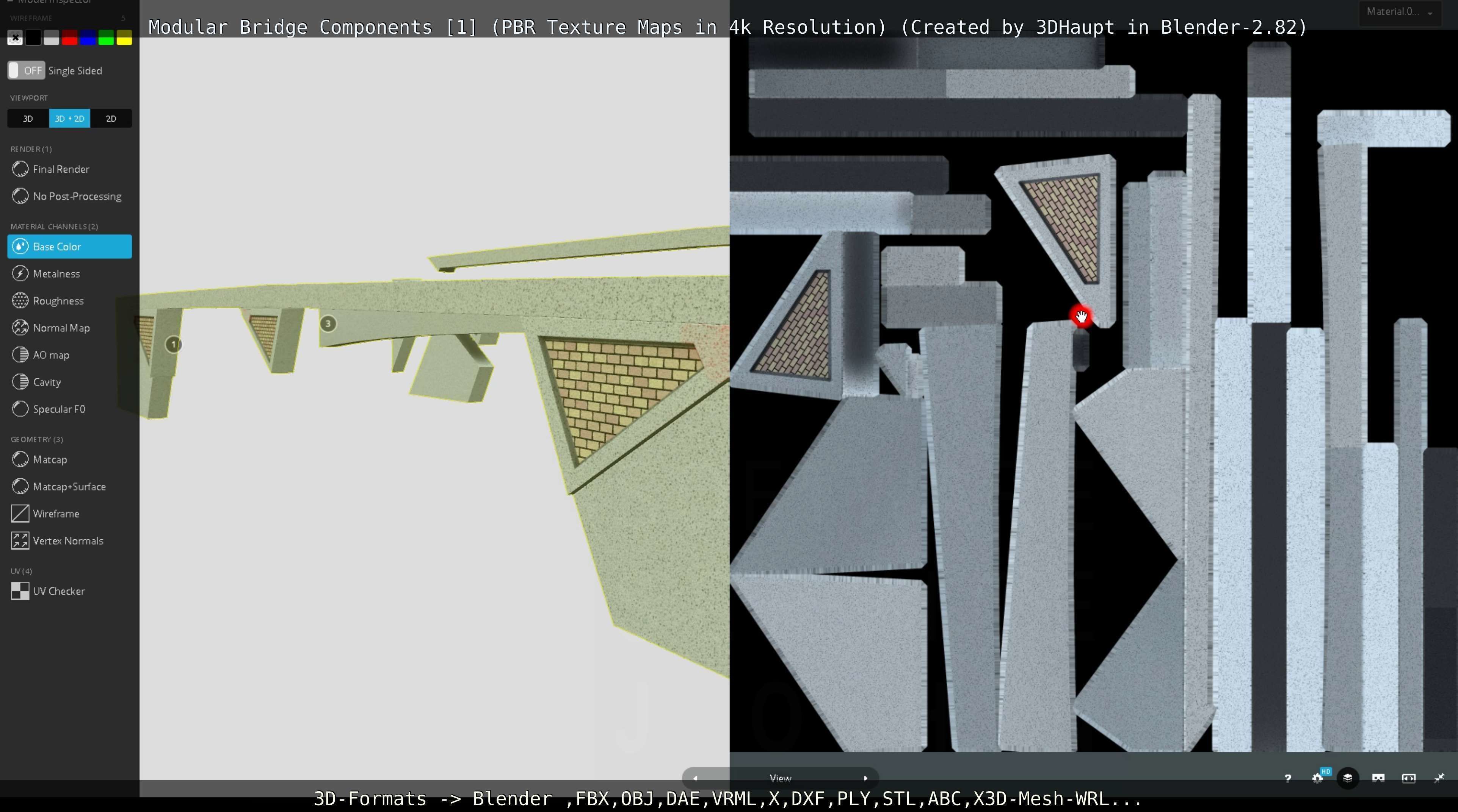 Modular Bridge Components 1  3D model_111