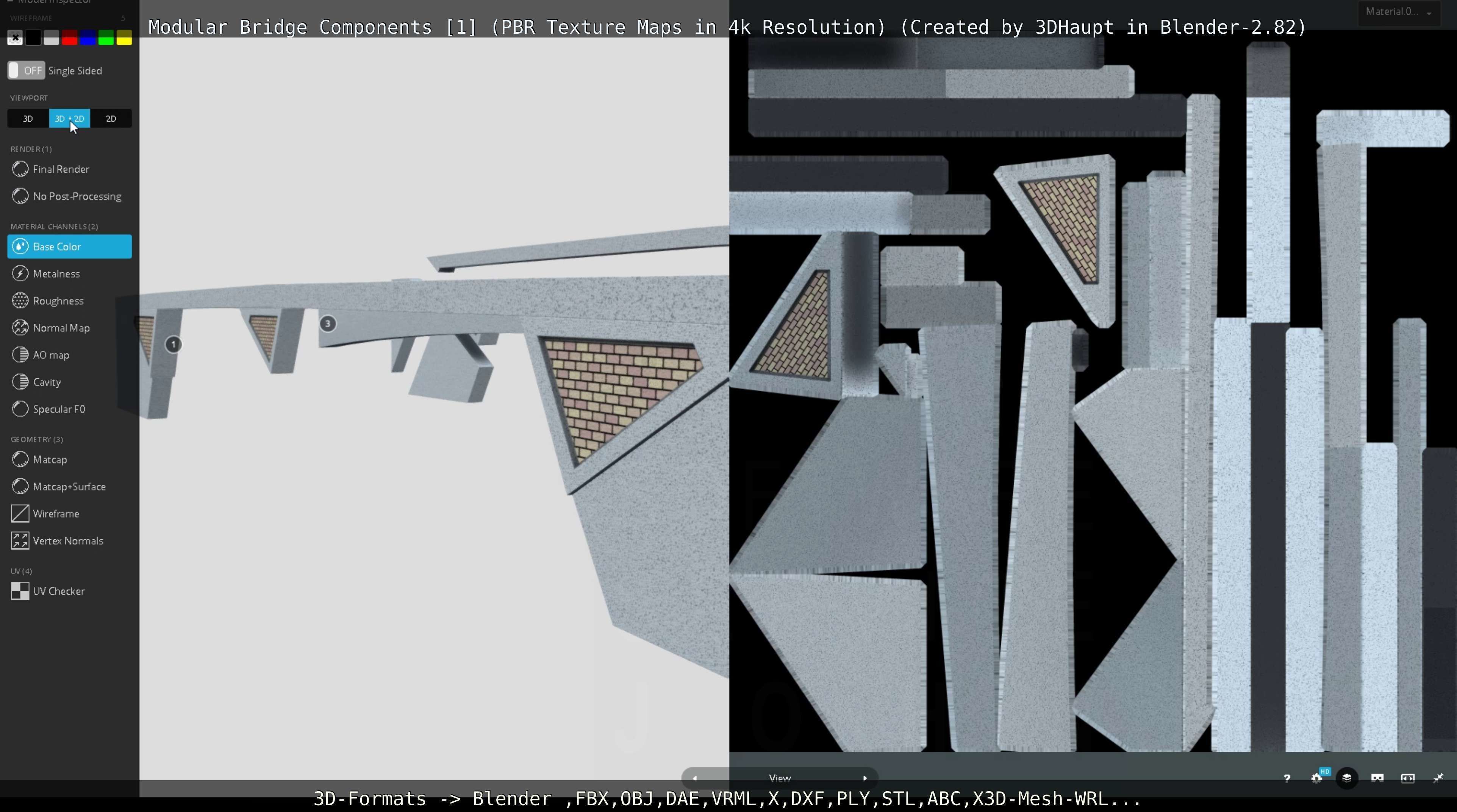 Modular Bridge Components 1  3D model_115