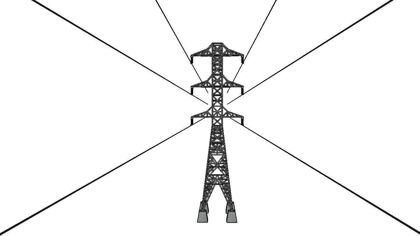 ELECTRICITY TOWER SET - 2 PIECES 3D Model Collection_34