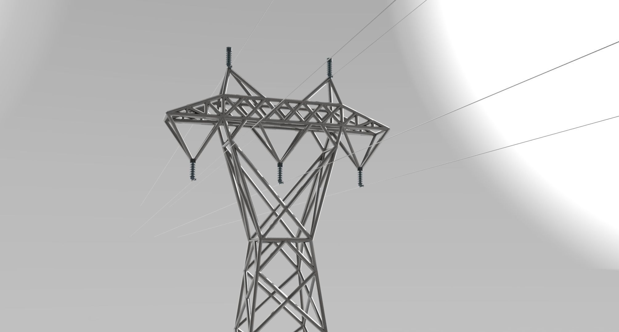 ELECTRICITY TOWER SET - 2 PIECES 3D Model Collection_19