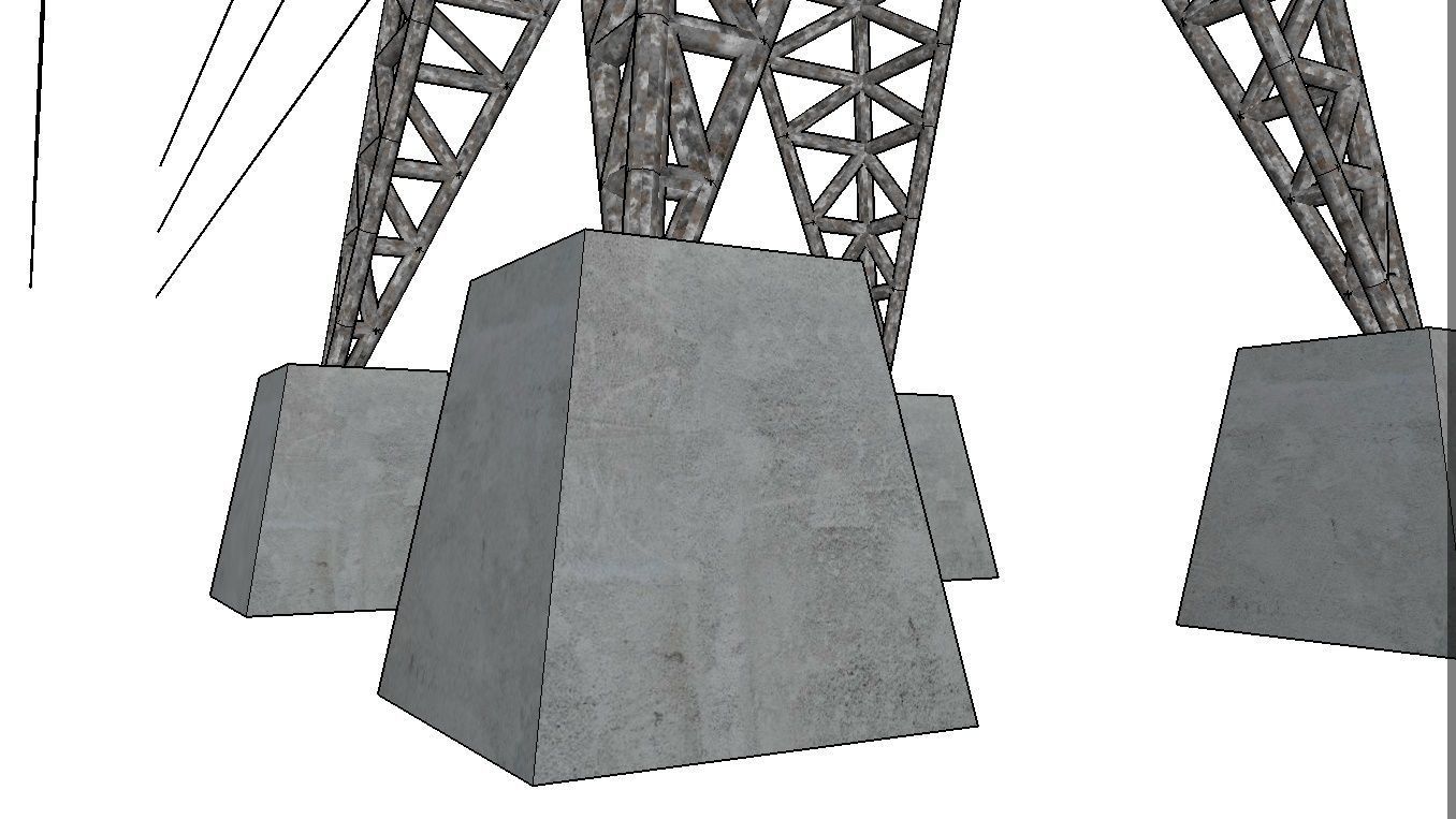 ELECTRICITY TOWER SET - 2 PIECES 3D Model Collection_41