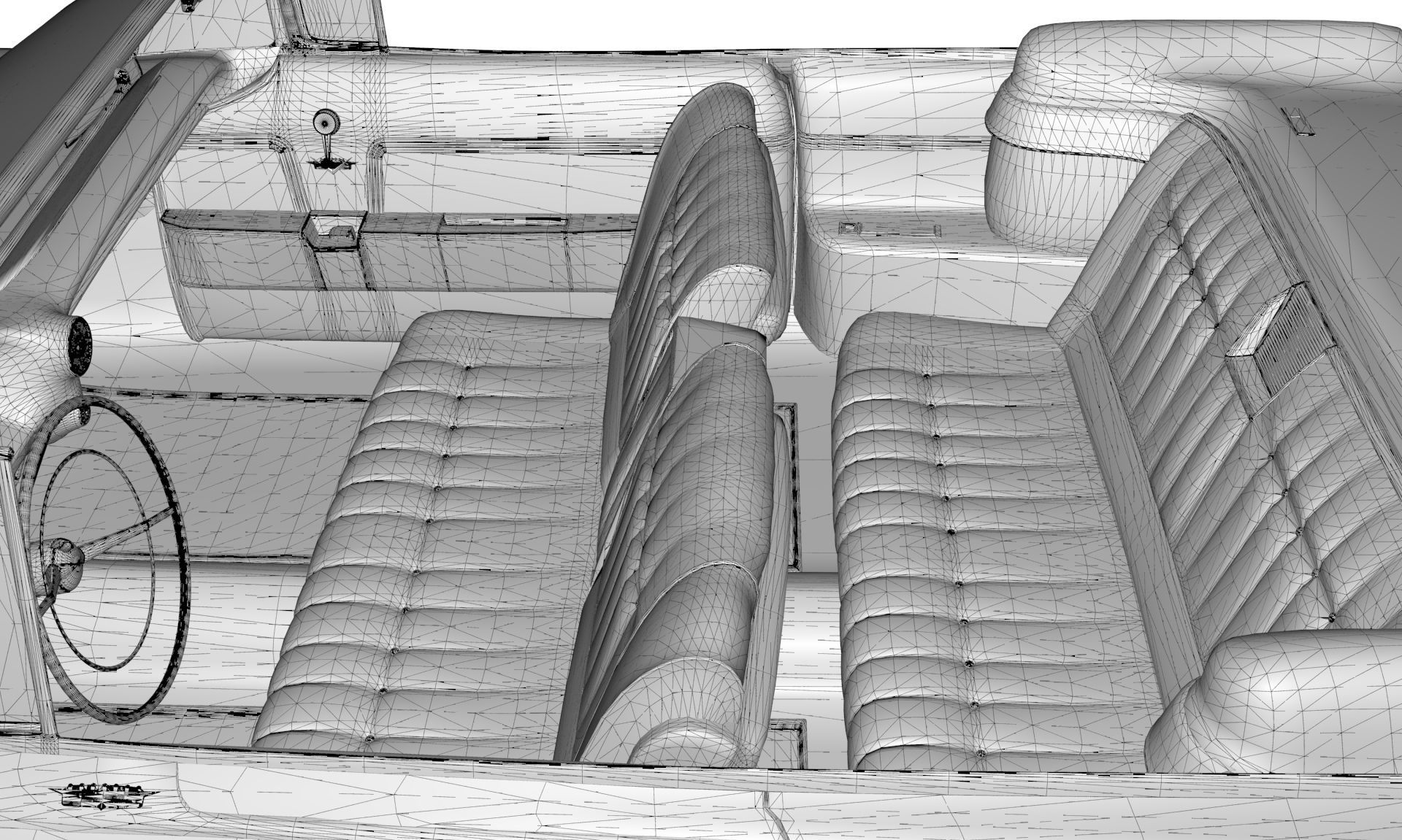 Cadillac Eldorado Biarritz 1959 Low-poly 3D model_17