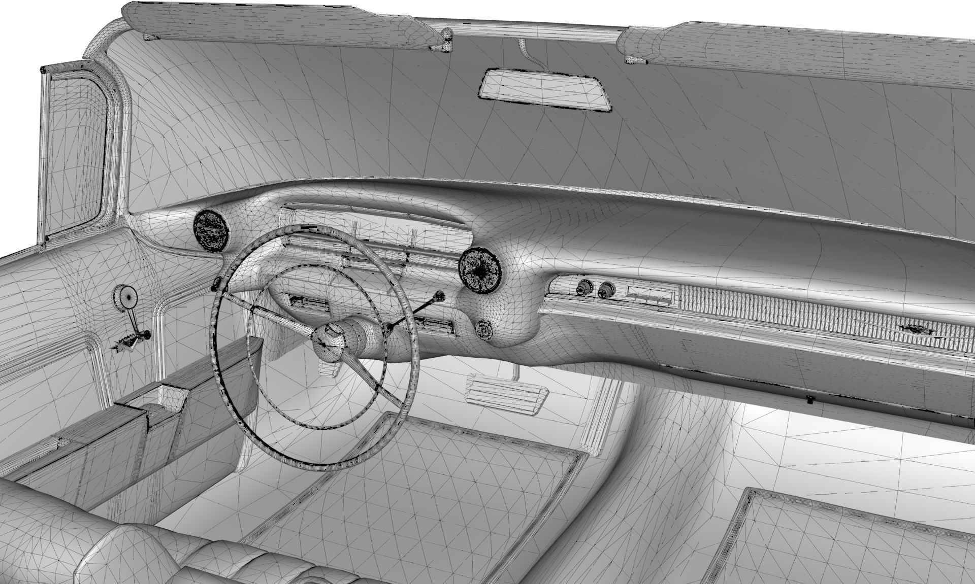 Cadillac Eldorado Biarritz 1959 Low-poly 3D model_14