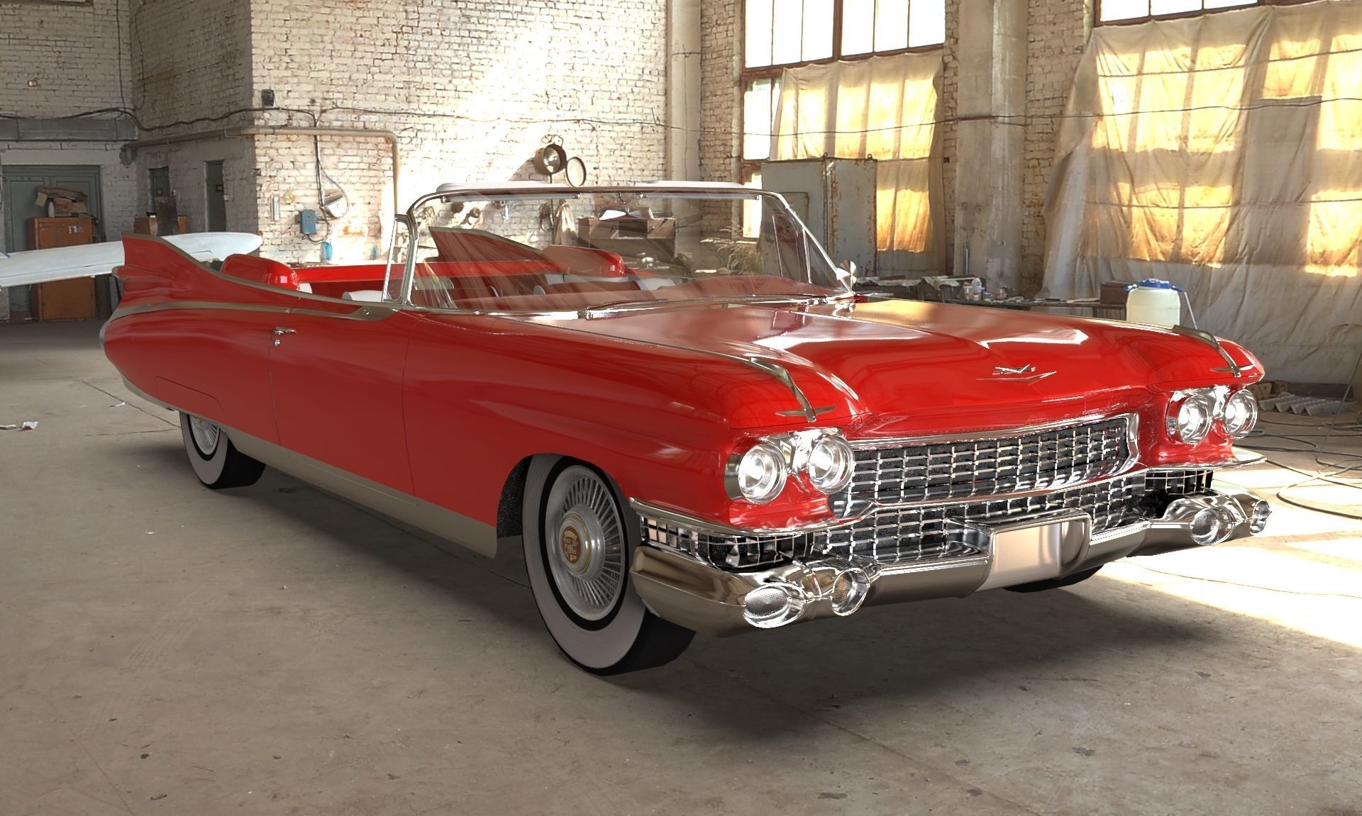 Cadillac Eldorado Biarritz 1959 Low-poly 3D model_18