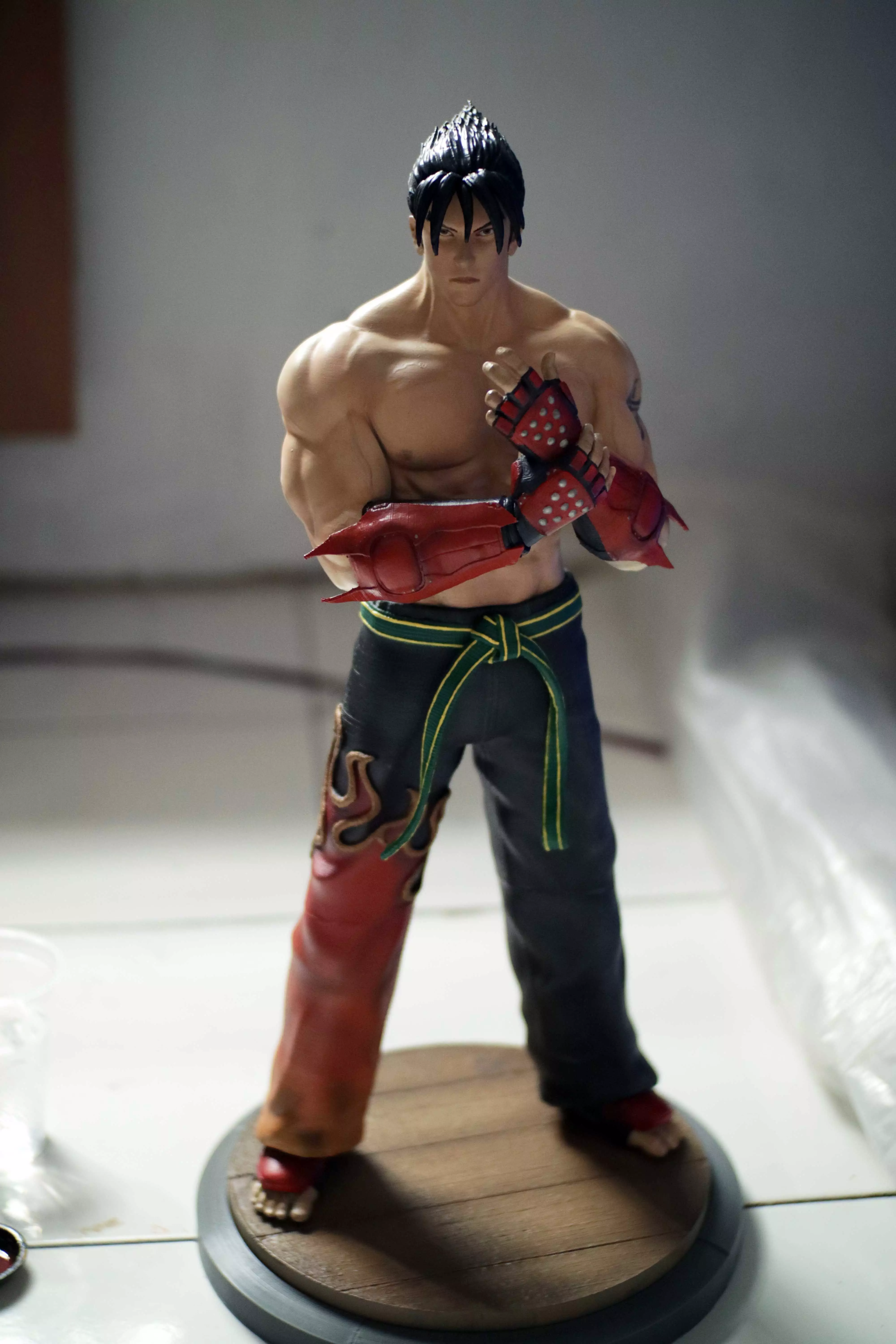 Jin Kazama Tekken fan-art statue 3D print model_0