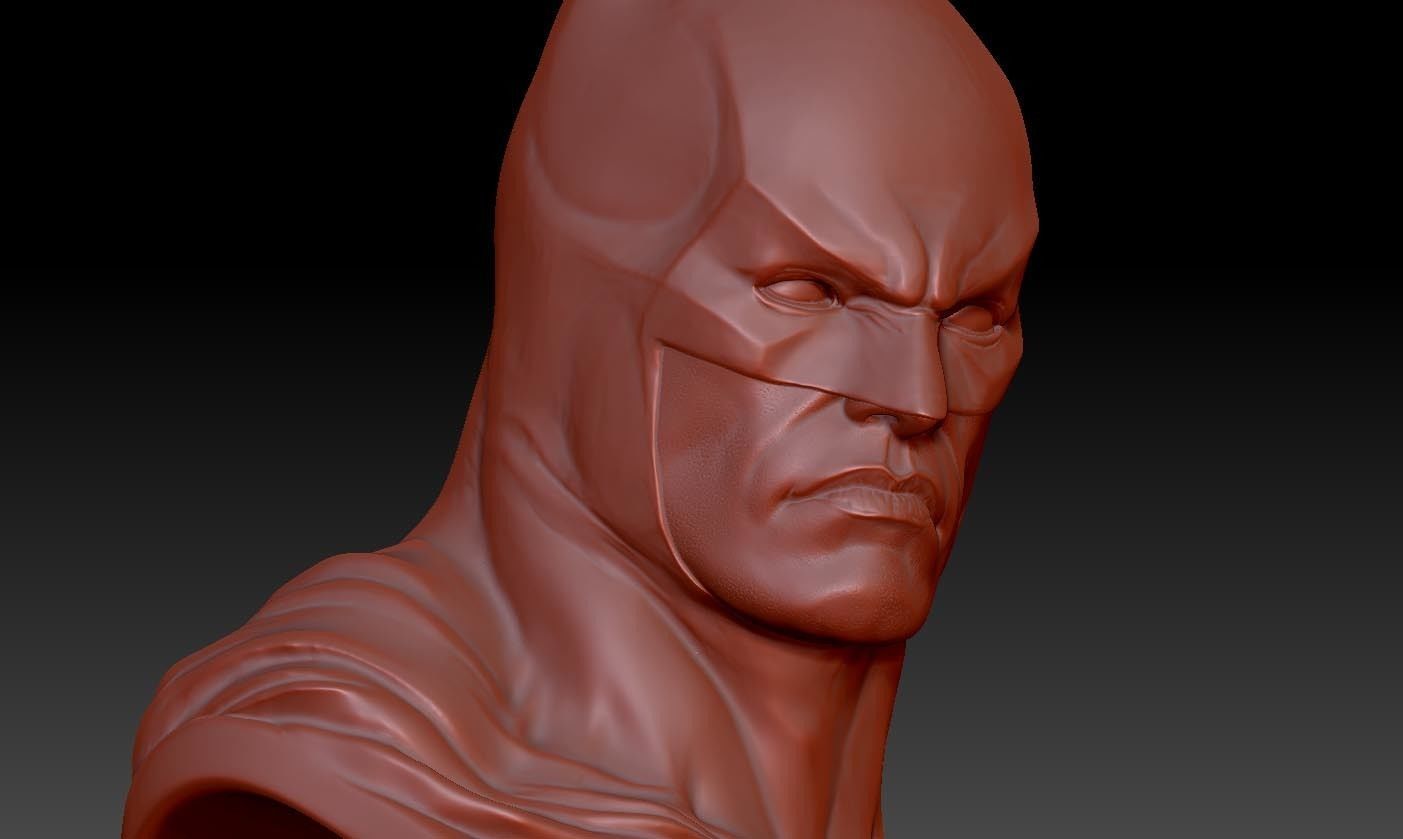 Batman Bust Classic 3D print model_10