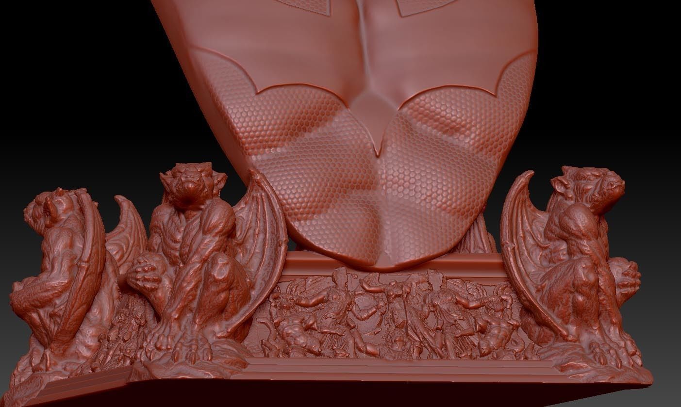 Batman Bust Classic 3D print model_11