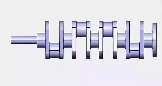 V8 Crankshaft 3D model
