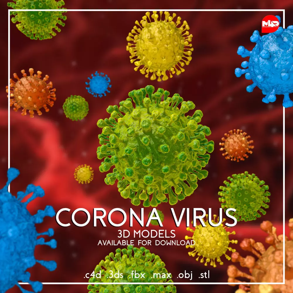 Corona Virus 3D Model 3D model