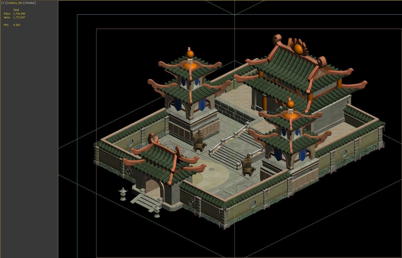 Ancient Architecture 3D model_1