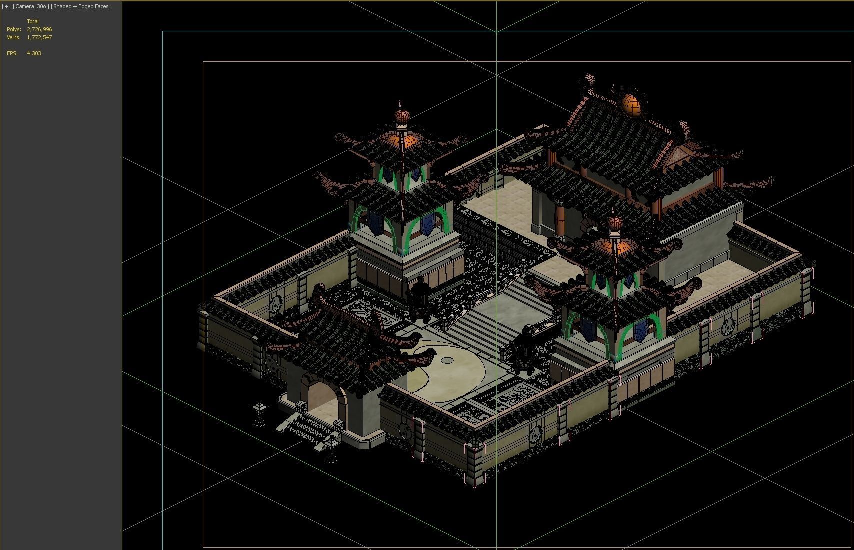 Ancient Architecture 3D model_2