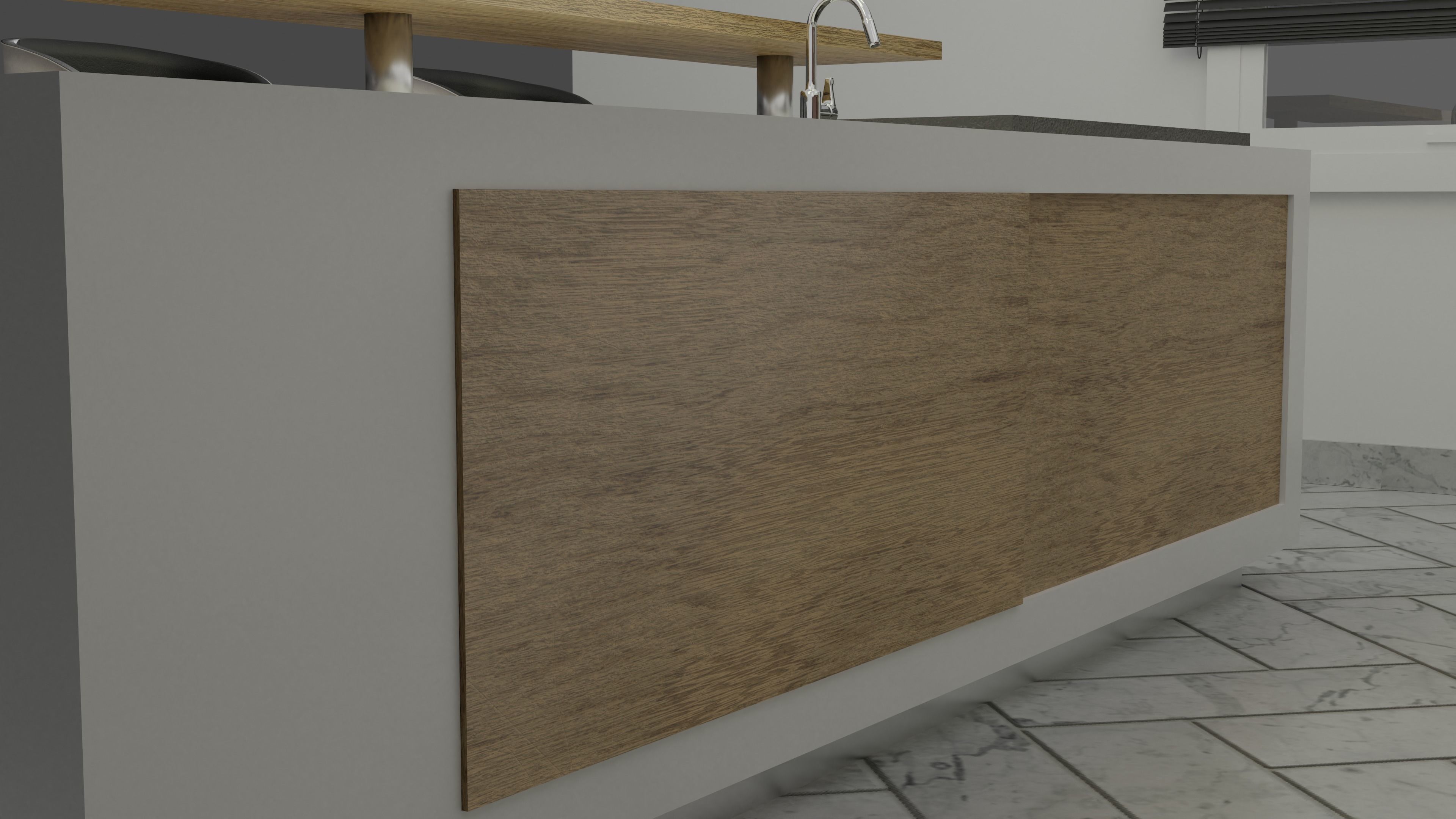 Modern Kitchen 3D model_8