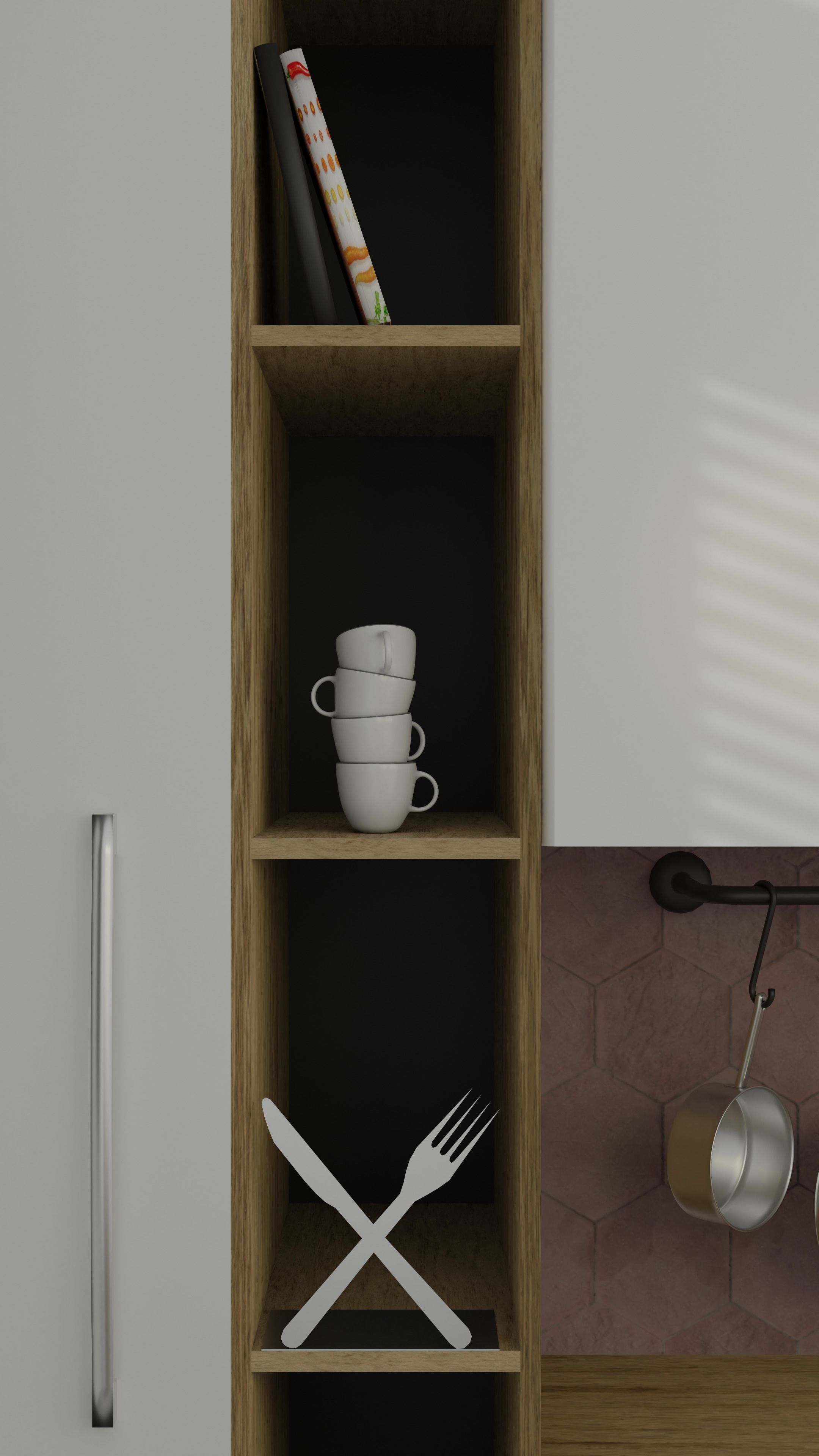 Modern Kitchen 3D model_7