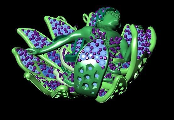 Women Necklaces  3D print model_21