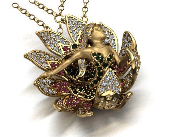 Women Necklaces  3D print model_1