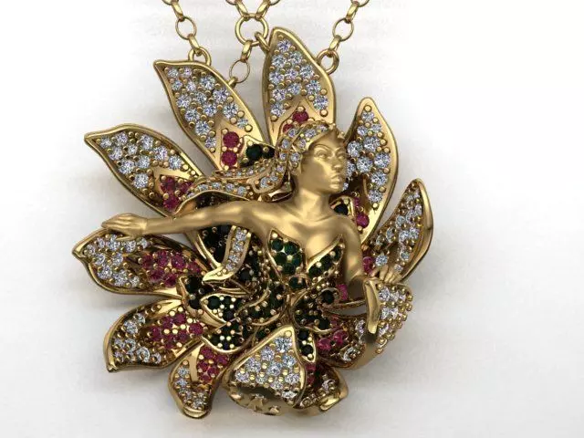 Women Necklaces  3D print model_0