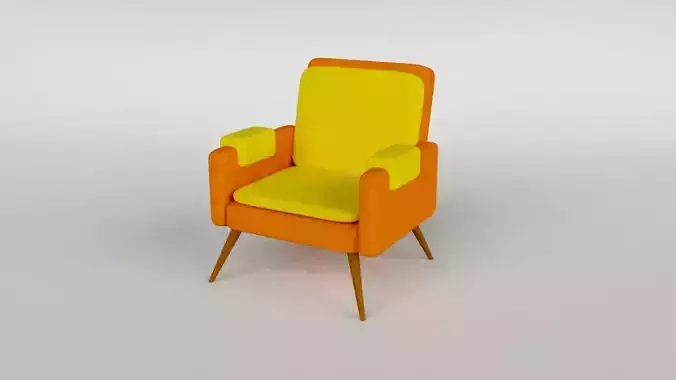 THE CHAIR orange and