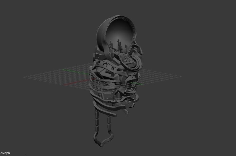Man robot body 3D model_6