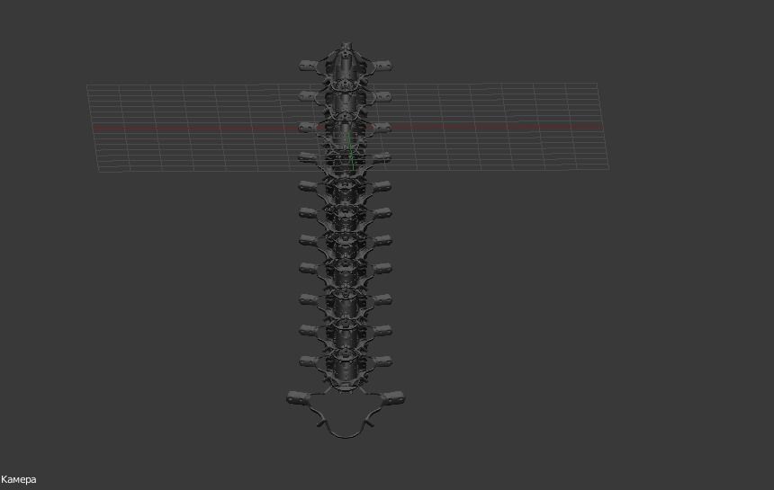Man robot body 3D model_7