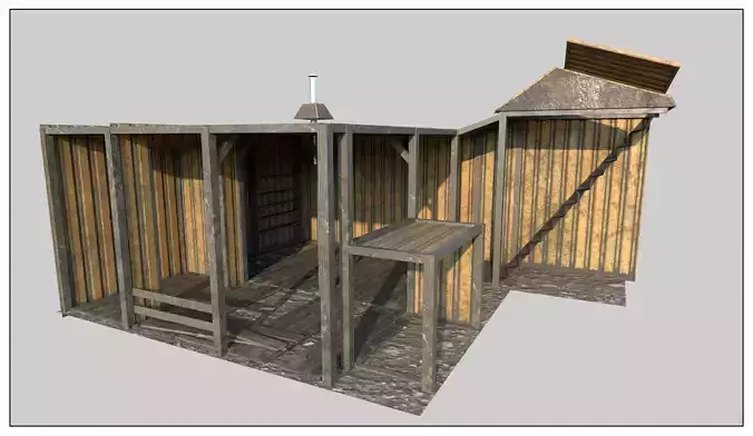 Abandoned Shelter base 01