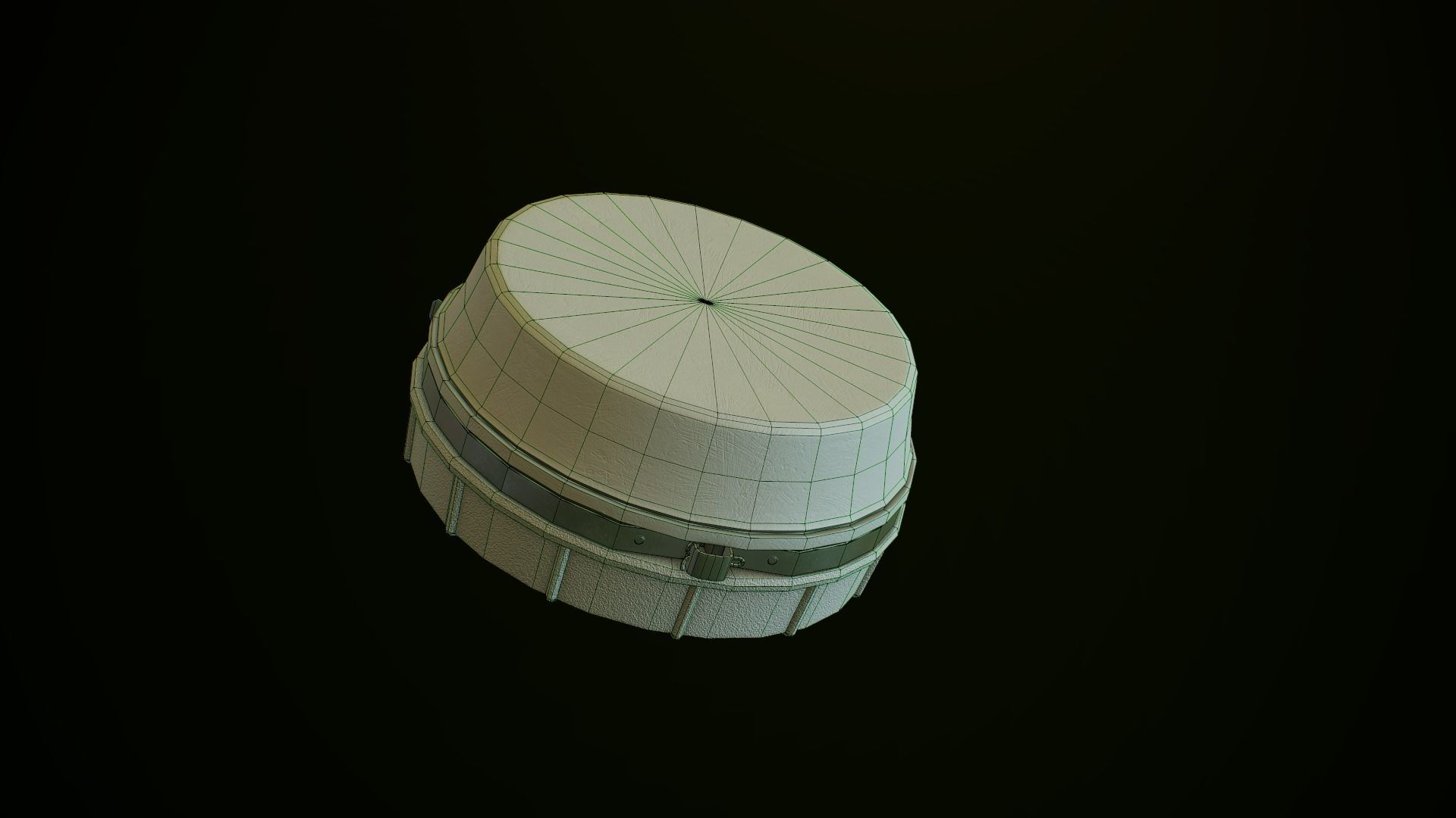 Antipersonnel landmine PMN-4 Low-poly 3D model_12