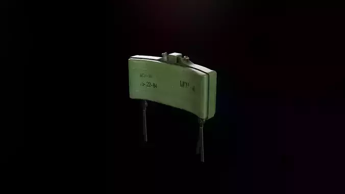 Antipersonnel landmine MON-50 Low-poly 3D model