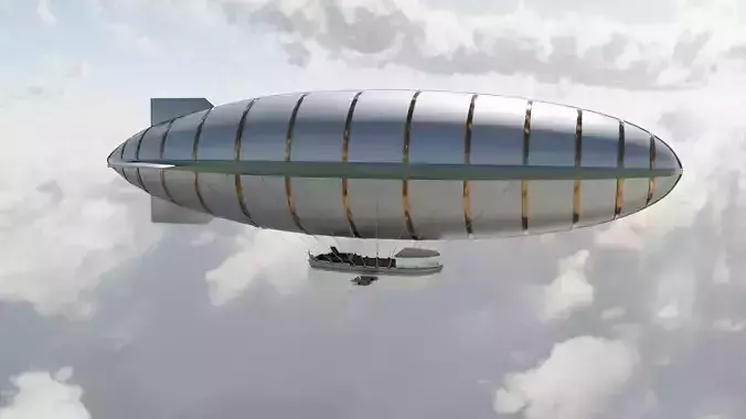 Steampunk airship 