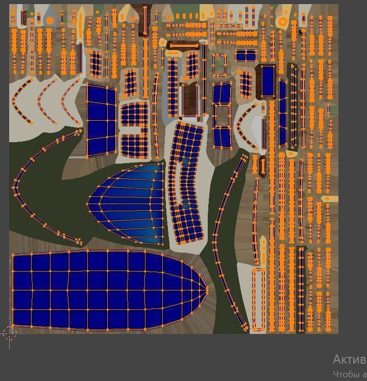 Steampunk airship  3D model_18