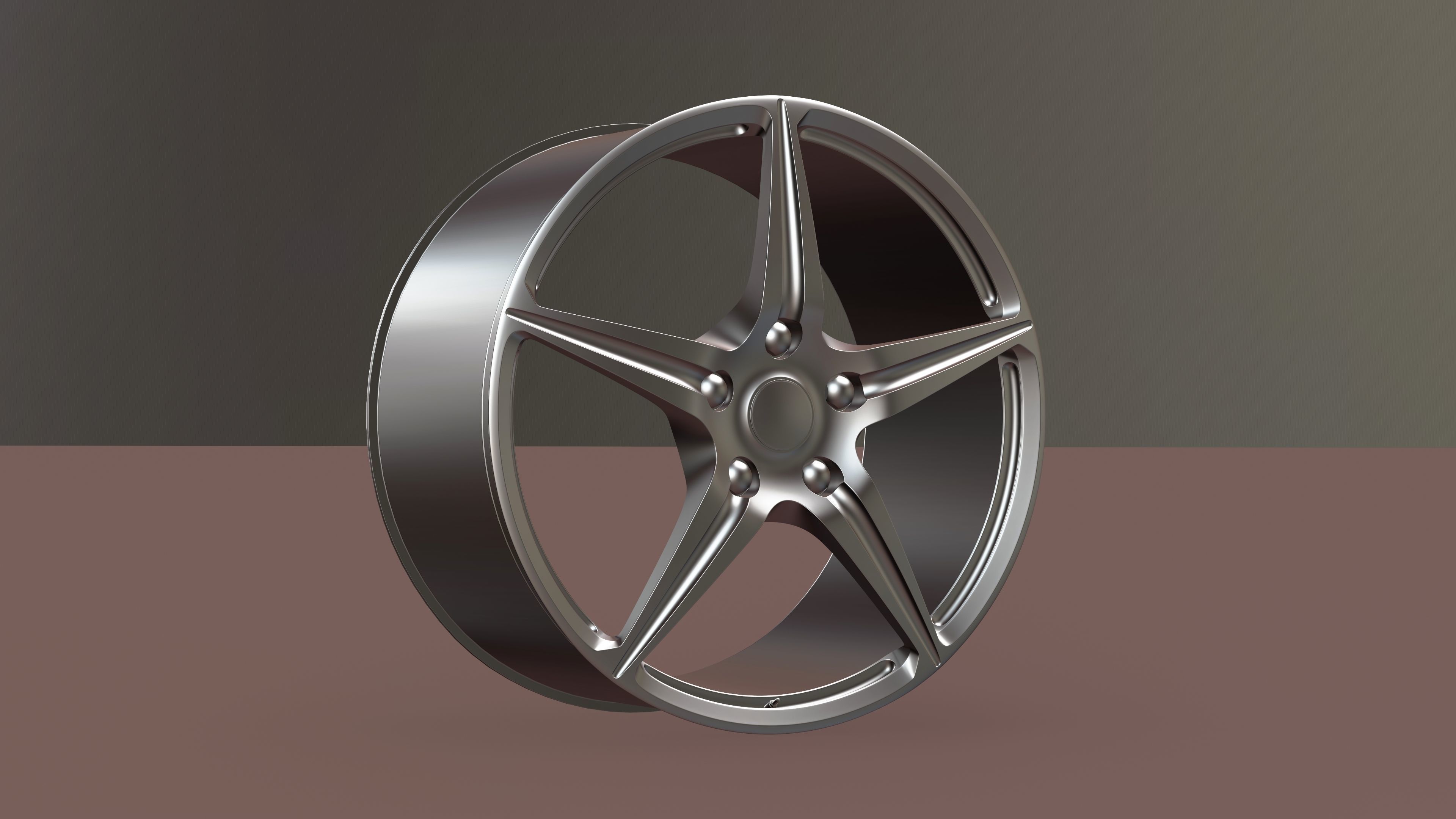 Ferrari 458 Italia OEM Rims 3D model_3