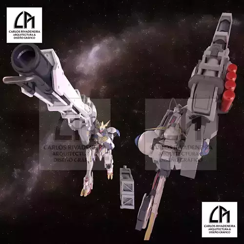 Gundam Hyper Mega Bazooka Launcher 3D print model