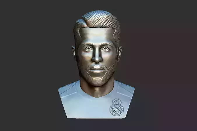 Sergio Ramos 3D Model - Football Player 3D print model