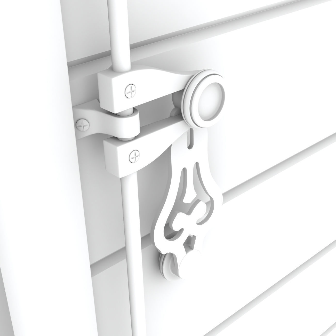 Exterior Aluminium Shutter 3D model_6