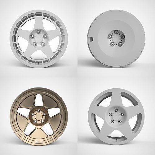 Fifteen52 wheel pack 3D Model Collection