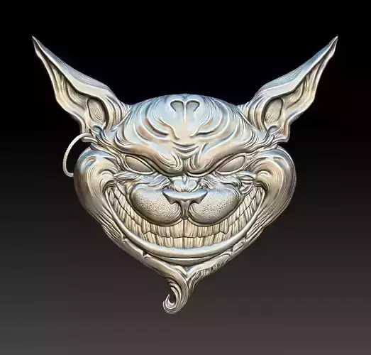 Cheshire Cat - relief - 2020 3D print model