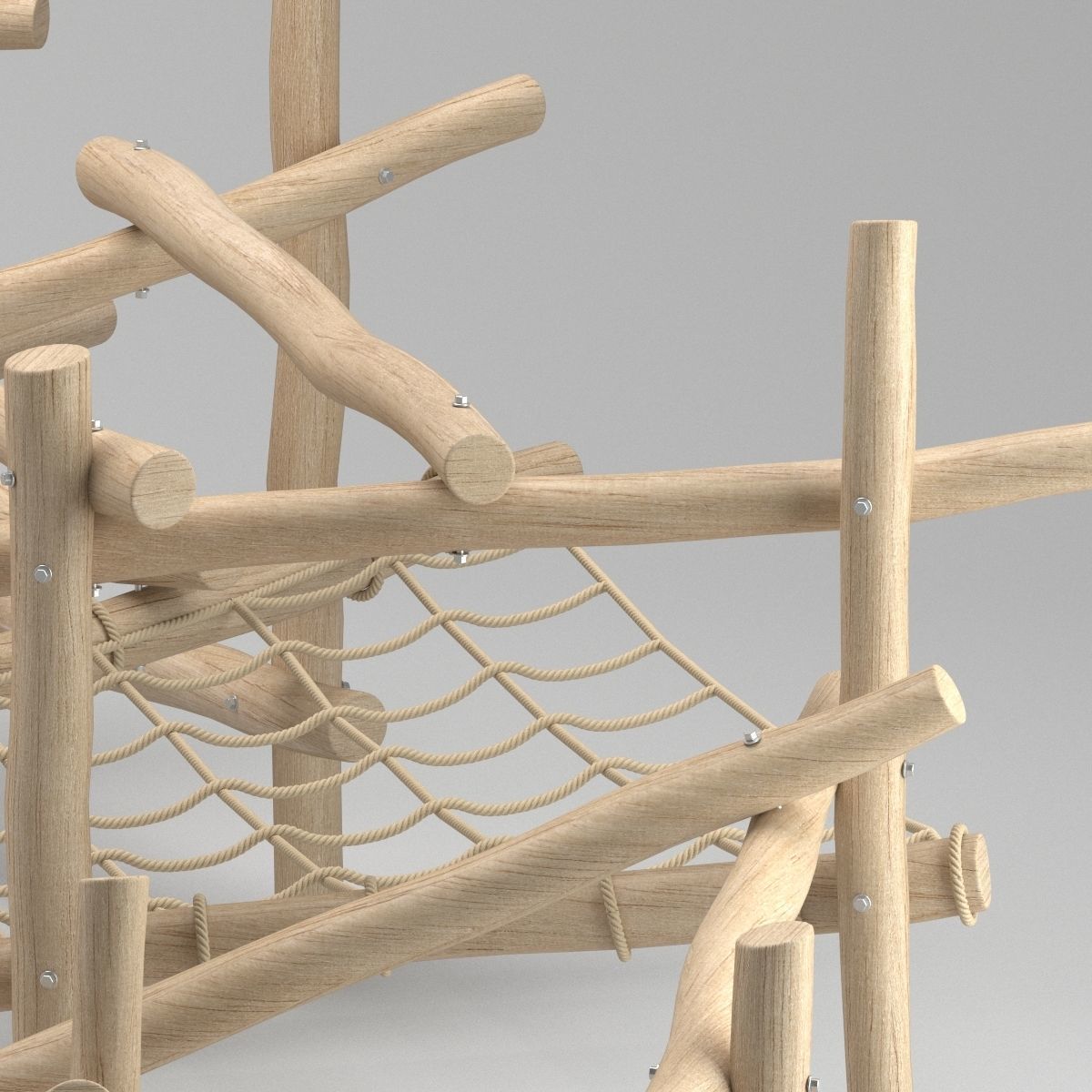 Playground Climbing Structure 3D model_1