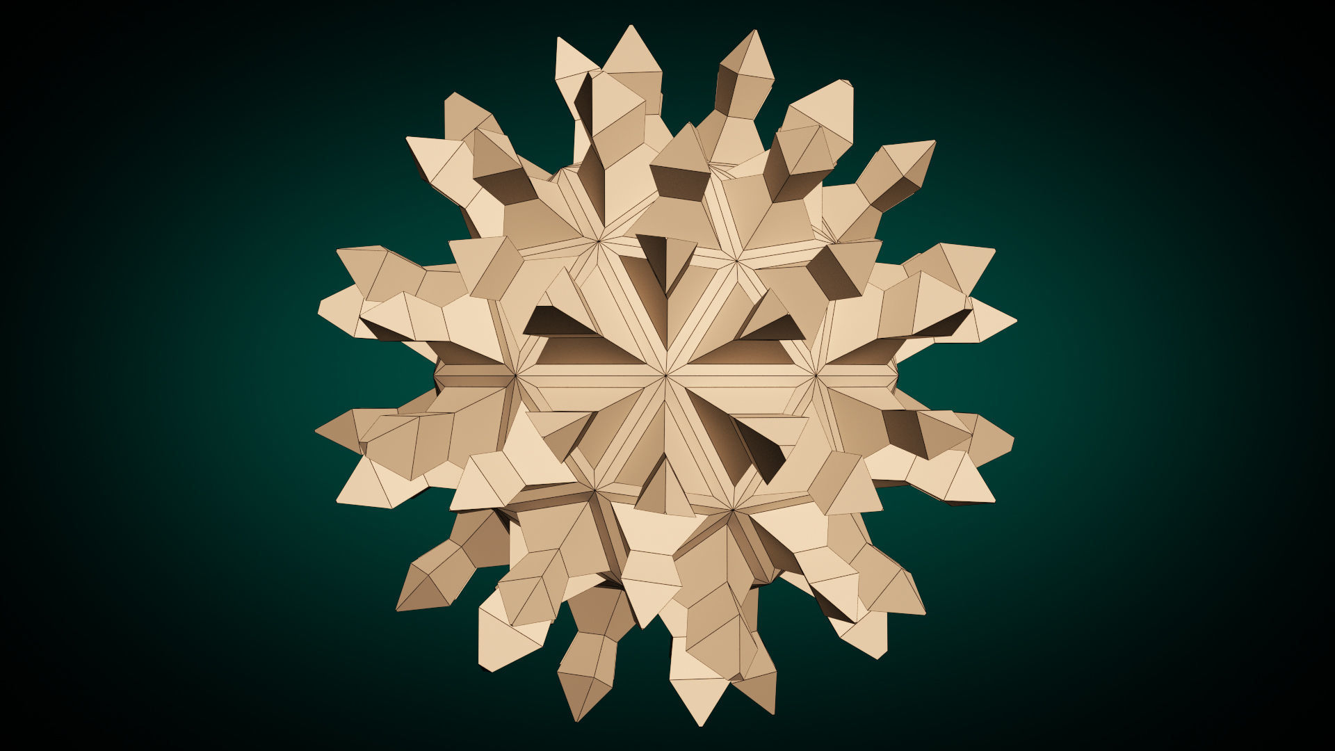 Low Poly Virus Pack 01 Low-poly 3D model_32