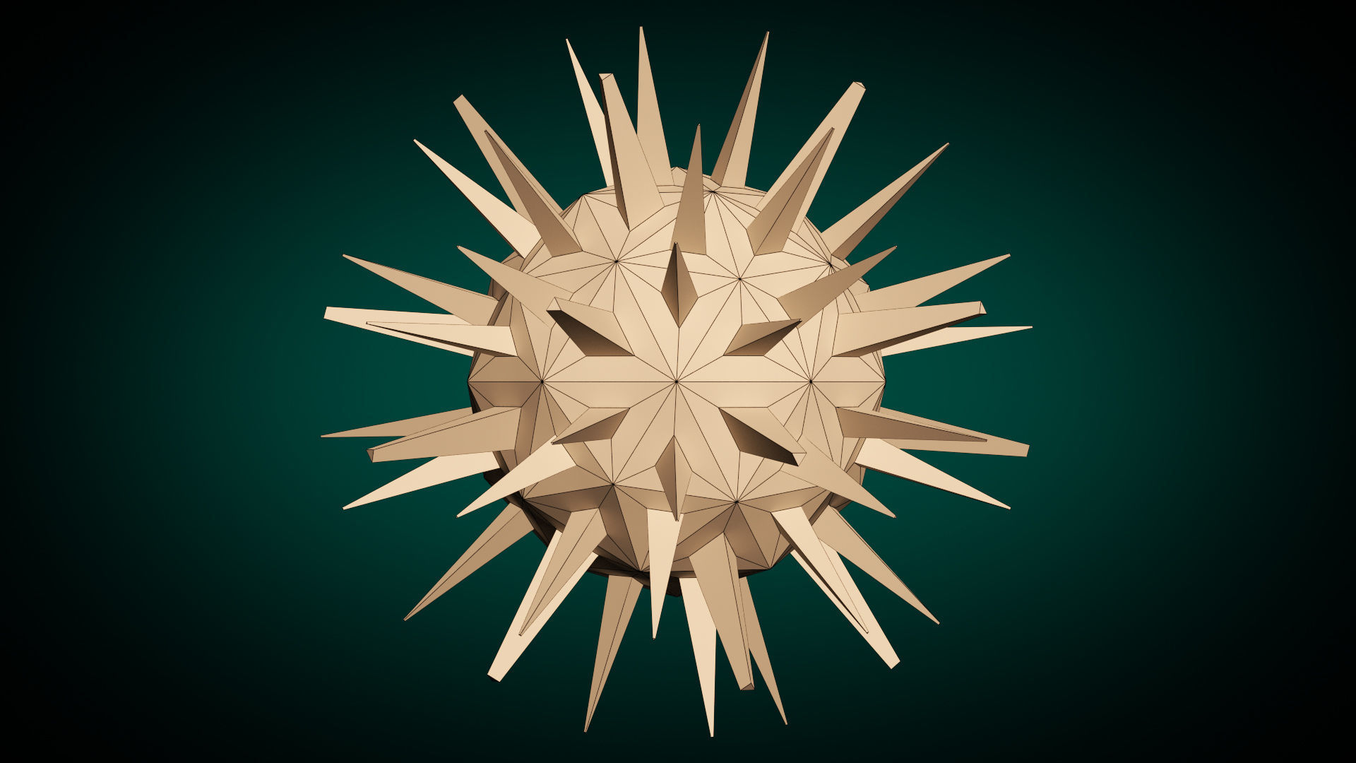 Low Poly Virus Pack 01 Low-poly 3D model_33