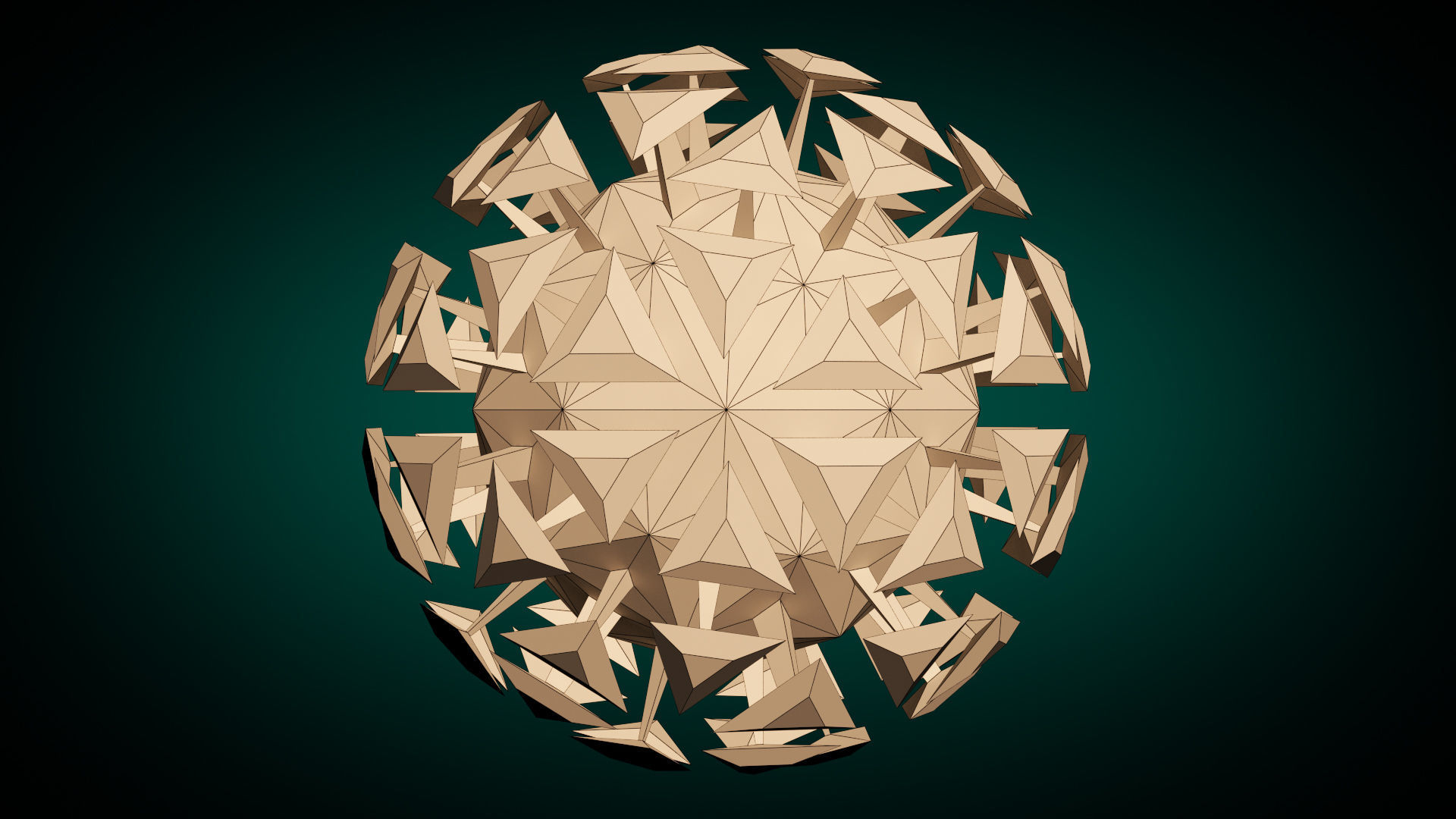 Low Poly Virus Pack 01 Low-poly 3D model_31