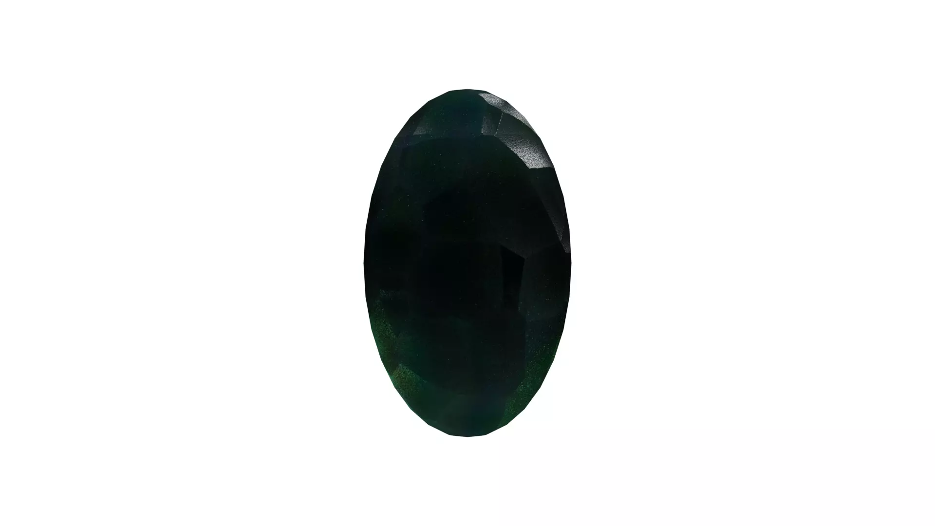 Crystal Dark Green 3D model_0