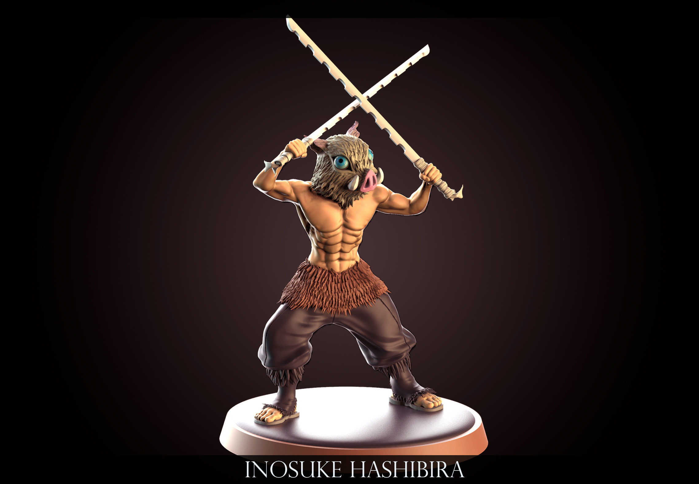 Inosuke Hashibira - Kimetsu no Yaiba 3D print model_2