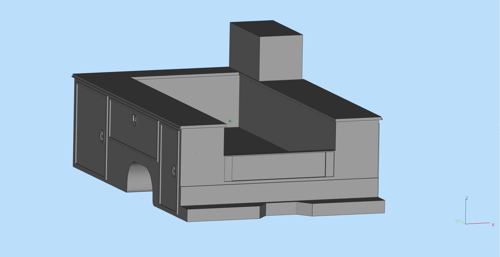 Service truck Body AMT Cars scale 25 printable file  3D print model_10